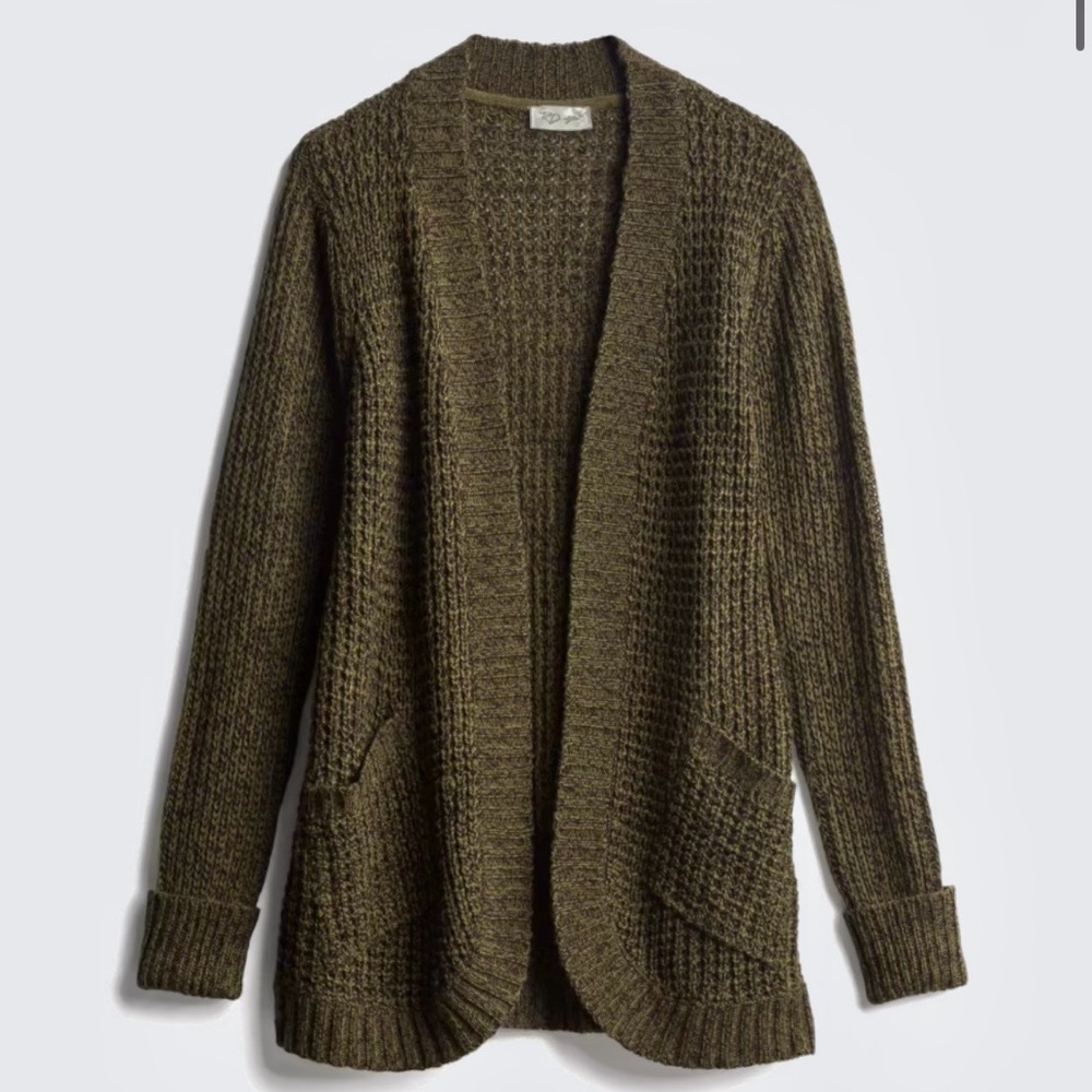 RD Style Olive Cardigan - Size Large